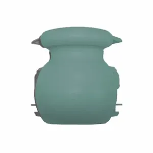 PAWLING CORP OBR-650-0-377 Outside Corner, Teal, Impact Resistant | CT7NFL 43Z784