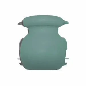 PAWLING CORP OBR-650S-0-377 Security Outside Corner, Teal, Impact Resistant | CT7NGW 43Z810