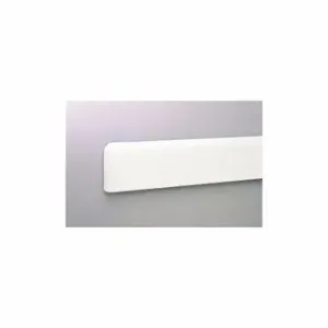 PAWLING CORP WG-4P-12-301 Wall Protection Guard, 4 Inch Heightt, 144 Inch Length, 5/64 Inch Thick, Linen White | CT7NJW 34AT41