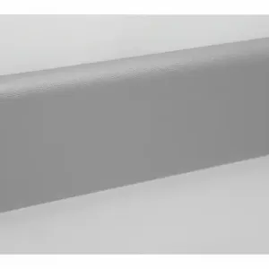 PAWLING CORP WG-6C-12-210 Wall Protection Guard, 6 Inch Heightt, 144 Inch Length, 1 Inch Thick, Silver Gray | CT7NKK 43Z506