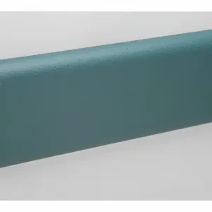 PAWLING CORP WG-6C-12-377 Wall Protection Guard, 6 Inch Heightt, 144 Inch Length, 1 Inch Thick, Teal, Vinyl/Plastic | CT7NKM 43Z507