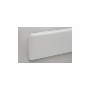 PAWLING CORP WG-8P-12-210 Wall Protection Guard, 7 3/4 Inch Heightt, 144 Inch Length, 5/64 Inch Thick, Silver Gray | CT7NLU 34AT55