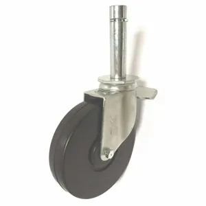 PAYSON CASTERS 053-6OX-SK-A Total-Locking Friction-Ring Stem Caster, 6 Inch Wheel Dia, 200 lb, Swivel Caster | CT7NMZ 45JT02