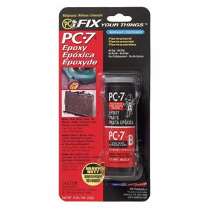 PC PRODUCTS 027776 Epoxy Adhesive, -7, Ambient Cured, 2 Fl Oz, Stick, Dark Gray, Thick Liquid | CT7NPU 4AUV4