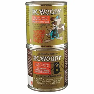 PC PRODUCTS 163337 Epoxy Adhesive, -Woody, Ambient Cured, 12 Fl Oz, Can, Tan, Thick Liquid | CT7NPY 4JMN1