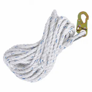 PEAKWORKS V84084025 Wht Vert Lfln, Snp Hook, Back S Ansi, 25Ft | CT7NUA 126R79