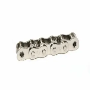 PEER CHAIN 10081 Roller Chain, 25 Nickel Plated Pitch, 50 Feet Length | CL7ZEZ