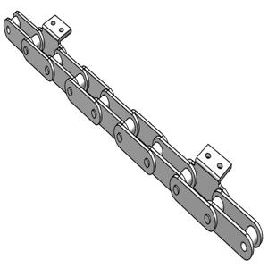 PEER CHAIN 11236 Roller Link Chain, C2080 Heavy Stainless Pitch, 10 Feet Length | CL8QTW