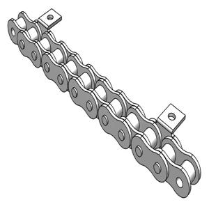 PEER CHAIN 12202 Roller Chain, 40 Pitch, 100 Feet Length | CL8AJN