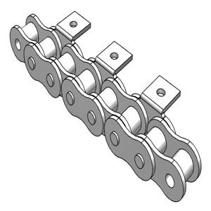 PEER CHAIN 13739 Roller Chain, 40 Pitch, 10 Feet Length | CL8AGV