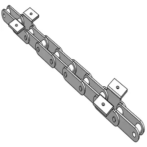 PEER CHAIN 20008 Roller Link Chain, C2080 Heavy Stainless Pitch, 10 Feet Length | CL8QTY