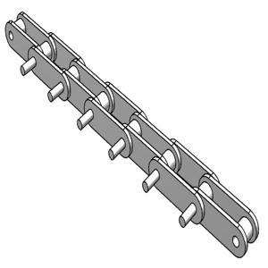 PEER CHAIN 22093 Roller Chain, Heavy Stainless Pitch, 50 Feet Length | CL8NWC