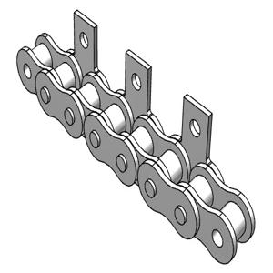 PEER CHAIN 2298 Roller Chain, 35 Stainless Pitch, 100 Feet Length | CL7ZPV