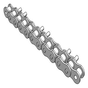 PEER CHAIN 33615 Roller Chain, 50 Pitch, 10 Feet Length | CL8CLY