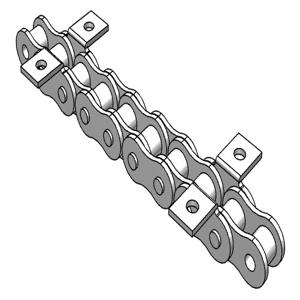 PEER CHAIN 35180 Roller Chain, 100 Feet Length, Stainless Steel | CL8AUD