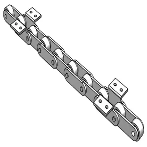 PEER CHAIN 37155 Roller Chain, C2052R Pitch, 100 Feet Length | CL8MWW