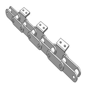 PEER CHAIN 40397 Roller Link Chain, C2080 Heavy Stainless Pitch, 50 Feet Length | CL8QUH