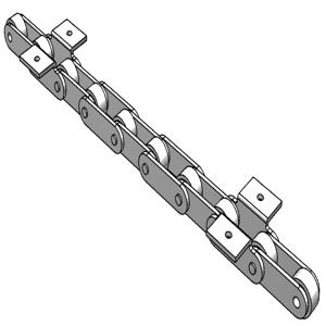 PEER CHAIN 40834 Roller Link Chain, C2082 Heavy Stainless Pitch, 50 Feet Length | CL8RPF