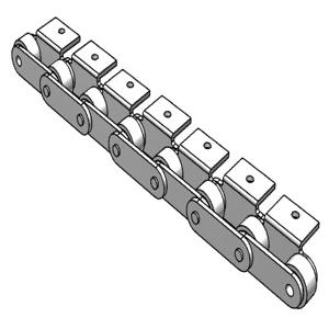 PEER CHAIN 41158 Roller Chain, 50 Feet Length, Stainless Steel | CL8RJC