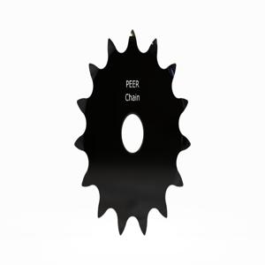 PEER CHAIN 43001 Sprocket, 1/2 Inch Size, Plain Bore, Hardened Teeth, Black Oxide | CL7ZRX