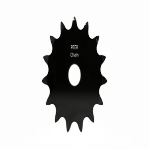 PEER CHAIN 43001 Sprocket, 1/2 Inch Size, Plain Bore, Hardened Teeth, Black Oxide | CL7ZRX