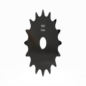 PEER CHAIN 43002 Sprocket, 1/2 Inch Size, Plain Bore, Hardened Teeth, Black Oxide | CL7ZRY