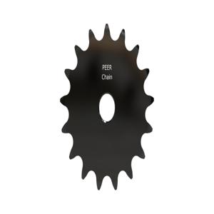 PEER CHAIN 43003 Sprocket, 1/2 Inch Size, Plain Bore, Hardened Teeth, Black Oxide | CL7ZRZ