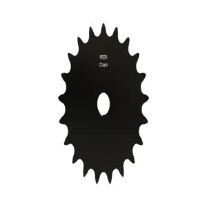 PEER CHAIN 43007 Sprocket, 1/2 Inch Size, Plain Bore, Hardened Teeth, Black Oxide | CL7ZTD