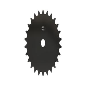 PEER CHAIN 43012 Sprocket, 1/2 Inch Size, Plain Bore, Hardened Teeth, Black Oxide | CL7ZTJ