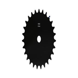 PEER CHAIN 43013 Sprocket, 1/2 Inch Size, Plain Bore, Hardened Teeth, Black Oxide | CL7ZTK