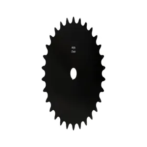 PEER CHAIN 43015 Sprocket, 1/2 Inch Size, Plain Bore, Hardened Teeth, Black Oxide | CL7ZTM