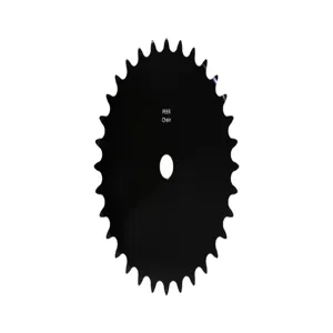 PEER CHAIN 43016 Sprocket, 5/8 Inch Size, Plain Bore, Hardened Teeth, Black Oxide | CL7ZTN