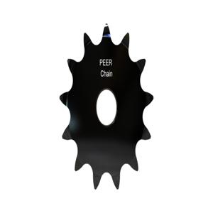 PEER CHAIN 43019 Sprocket, 1/2 Inch Size, Plain Bore, Hardened Teeth, Black Oxide | CL8BEH