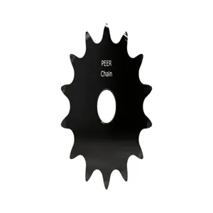 PEER CHAIN 43020 Sprocket, 1/2 Inch Size, Plain Bore, Hardened Teeth, Black Oxide | CL8BEJ