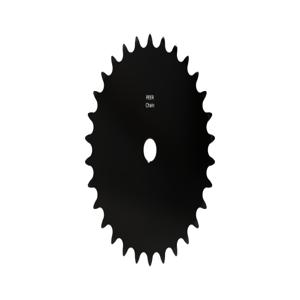 PEER CHAIN 43036 Sprocket, 19/32 Inch Size, Plain Bore, Hardened Teeth, Black Oxide | CL8BFB