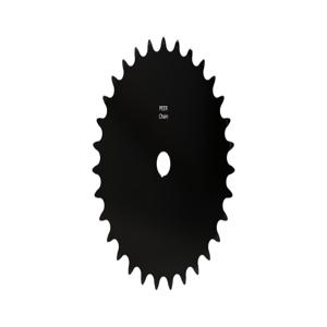 PEER CHAIN 43037 Sprocket, 19/32 Inch Size, Plain Bore, Hardened Teeth, Black Oxide | CL8BFC