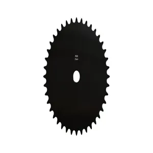 PEER CHAIN 43046 Sprocket, 23/32 Inch Size, Plain Bore, Hardened Teeth, Black Oxide | CL8BFM