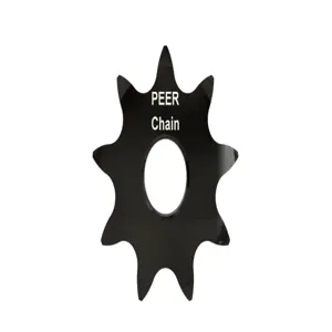 PEER CHAIN 43047 Sprocket, 5/8 Inch Size, Plain Bore, Hardened Teeth, Black Oxide | CL8DGF