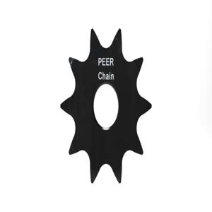 PEER CHAIN 43048 Sprocket, 5/8 Inch Size, Plain Bore, Hardened Teeth, Black Oxide | CL8DGG