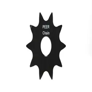 PEER CHAIN 43048 Sprocket, 5/8 Inch Size, Plain Bore, Hardened Teeth, Black Oxide | CL8DGG