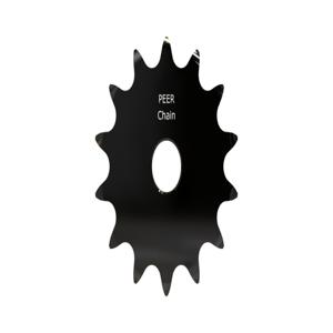 PEER CHAIN 43052 Sprocket, 5/8 Inch Size, Plain Bore, Hardened Teeth, Black Oxide | CL8DGL