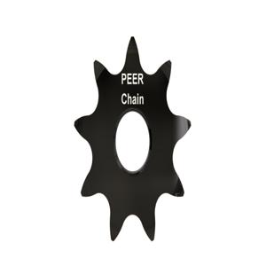 PEER CHAIN 43079 60A09H Plain Bore, Hardened Teeth, Black Oxide | CL8FCY