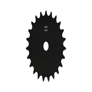 PEER CHAIN 43093 Sprocket, 3/4 Inch Size, Plain Bore, Hardened Teeth, Black Oxide | CL8FDN