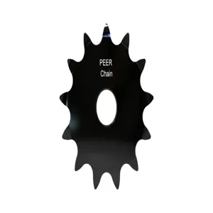 PEER CHAIN 43115 Sprocket, 15/16 Inch Size, Plain Bore, Hardened Teeth, Black Oxide | CL8GWM