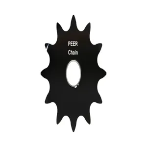 PEER CHAIN 43145 Sprocket, 1/2 Inch Size, Plain Bore, Hardened Teeth, Black Oxide | CL7ZUA