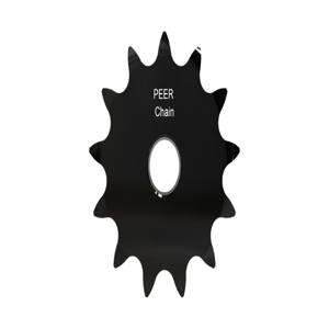 PEER CHAIN 43146 Sprocket, 1/2 Inch Size, Plain Bore, Hardened Teeth, Black Oxide | CL7ZUE