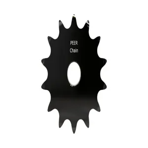 PEER CHAIN 43147 Sprocket, 1/2 Inch Size, Plain Bore, Hardened Teeth, Black Oxide | CL7ZUJ