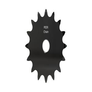 PEER CHAIN 43149 Sprocket, 1/2 Inch Size, Plain Bore, Hardened Teeth, Black Oxide | CL7ZUR