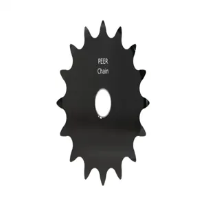 PEER CHAIN 43149 Sprocket, 1/2 Inch Size, Plain Bore, Hardened Teeth, Black Oxide | CL7ZUR