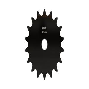 PEER CHAIN 43151 Sprocket, 1/2 Inch Size, Plain Bore, Hardened Teeth, Black Oxide | CL7ZVA